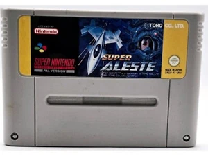Super Nintendo Snes Super Aleste Carrello PAL - Foto 1 di 1