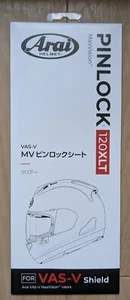 Official ARAI 011079 VAS-V MV Pinlock 120 / Clear / One Size / JAPAN / TRACKING - Picture 1 of 4