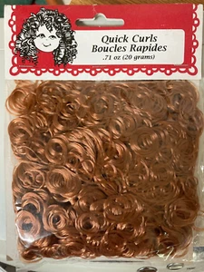 Quick Curls ~ Auburn - Fibre Craft - for doll making - 3222-53 - Picture 1 of 2