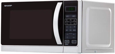 Sharp R-642INW 800W 20L Mikrowelle mit Grill - Silber - Bild 1 von 4