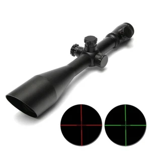 New 6-24x60 AO Optics Rifle Scope Illuminated Red Green Mil-dot Reticle Sight - Picture 1 of 11