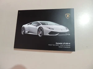 Lamborghini Huracan LP 610-4 2015 (EE. UU./Canadá) manual del dueño del conductor - Imagen 1 de 2