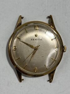 Vintage Zenith Gold Filled Wind-Up Men's Watch, Doesn't Run (7-#79)