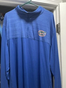 Florida Gators Half Zip Pullover XXL NCAA Blue 1/4 Zip - Picture 1 of 3