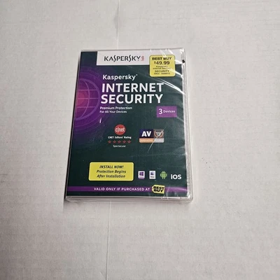 Kaspers Internet Security Premium Protection 3 Devices 2014 Sealed MAC iOS & - Image 1 of 3