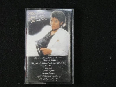 Michael Jackson Thriller Cassette Tape CBS Epic QET38112 Dolby - Image 1 of 4