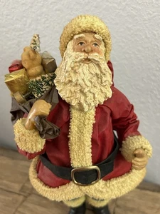 VTG Clothtique Possible Dreams Santa Traditional Christmas Toy Sack Holiday 80’s - Picture 1 of 11