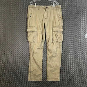 Gap Khaki Slim Taper Cargo Utility Pockets Pants Men's Size 34/32 - Picture 1 of 7