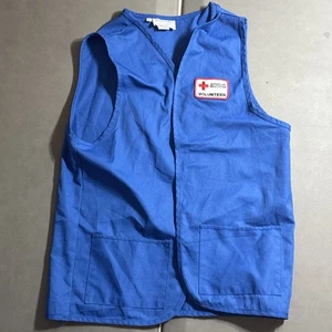 American Red Cross Volunteer Blue Vest Size L / Large - Picture 1 of 4