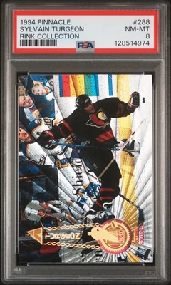 1994 PINNACLE RINK COLL #288 SYLVAIN TURGEON PSA 8 - Image 1 of 2