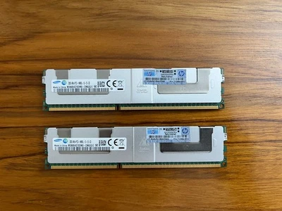 Lote de 2 Samsung 32GB PC3-14900L 4Rx4 DDR3 ECC Servidor Memoria RAM LRDIMM Foto 1 de 2