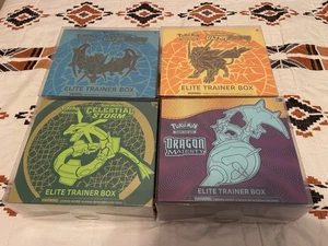 Juego de cartas coleccionables Pokémon Sol y Luna Dragón Majestad Elite Caja Entrenador (1 ETB) - Imagen 1 de 4
