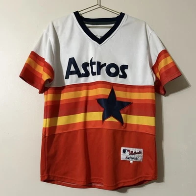 Official Jose Altuve #27 Houston Astros Cooperstown Throwback Jersey Sz 40 MLB - Image 1 of 4