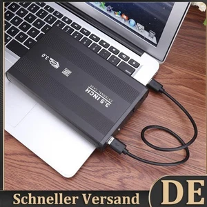3,5 Zoll SATA HDD SSD Gehäuse Box Festplatte Externes Gehäuse (USB3.0) - Afbeelding 1 van 8