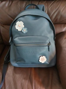 Coach Leatherware Charter Tea Rose Backpack - Picture 1 of 7