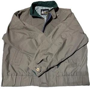 Chaqueta cortavientos London Fog para hombre grande forrada cremallera completa estilo - Imagen 1 de 11