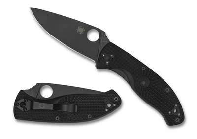 Spyderco Knives Tenacious Liner Lock Black FRN Stainless C122PBBK Pocket Knife - Image 1 of 4