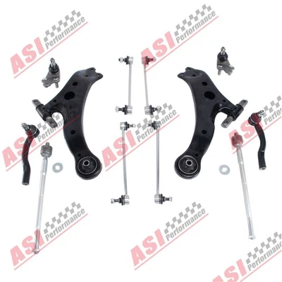 8pc Front Lower Control Arm Ball Joint Tie Rod for 2007~2011 Toyota Camry Sedan Foto 1 de 4