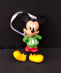 Hallmark Disney Christmas Tree Ornament Mickey Mouse in Christmas Tree Sweater - Picture 1 of 6