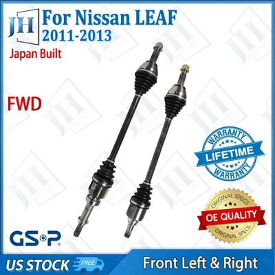 Par delantero OE eje CV izquierdo derecho eje para Nissan 2011 12 13 batería hoja ev tracción delantera Foto 1 de 4