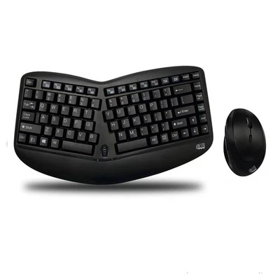 WKB-1150CB Tru-Form Wireless Ergo Mini Keyboard & Mouse Combo, Ergonomic & Co... - Image 1 of 4