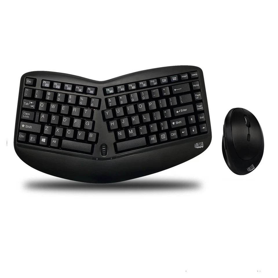 WKB-1150CB Tru-Form Wireless Ergo Mini Keyboard & Mouse Combo, Ergonomic & Co... - Image 1 of 4
