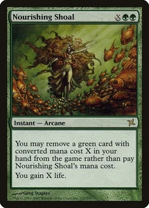 Nourishing Shoal - Traditori di Kamigawa (BOK) - LP - Magic The Gathering MTG - Foto 1 di 1