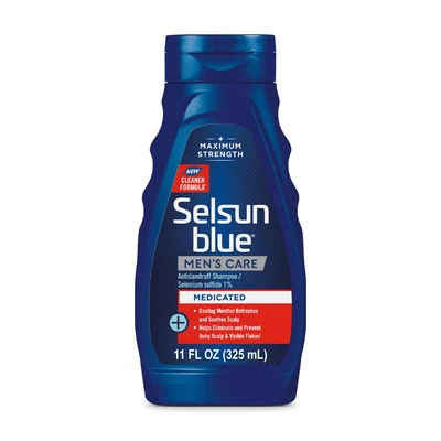Selsun Blue Men's Care Medicated Antidandruff Shampoo 11 Fl Oz Maximum Strength - Image 1 of 4