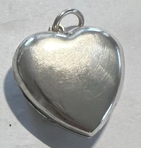 Vintage Tiffany & Co Sterlingsilber Foto Medaillon Herz Anhänger. - Bild 1 von 7