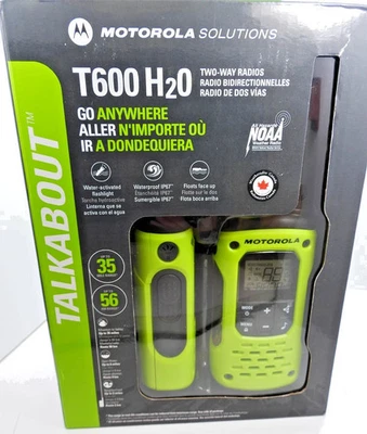 Motorola Talkabout T600 H2O 2-Pack Two way radios *New/Sealed* - Image 1 of 4
