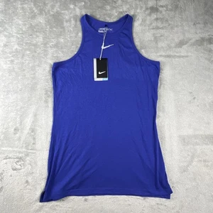 Nike Golf DRI-FIT Racerback Tanktop Damen Large blau 831428 Center Swoosh neu mit Etikett - Bild 1 von 9