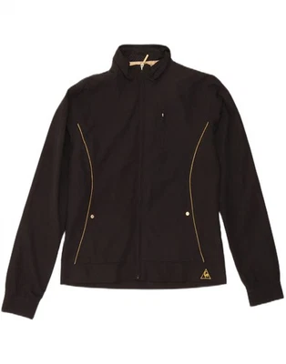 LE COQ SPORTIF Womens Tracksuit Top Jacket UK 14 Large Black Polyester TL03 - Image 1 of 3
