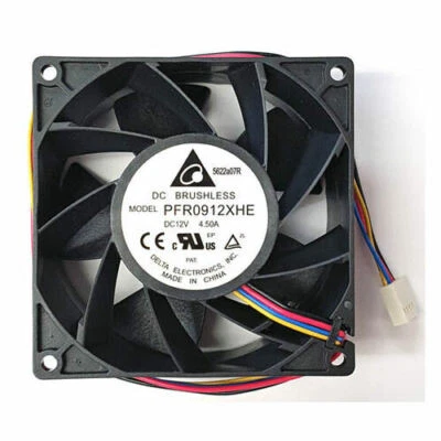 Delta PFR0912XHE-PWM 92mm x 92mm x 38mm PWM Fan, 4Pin PWM - Image 1 of 3