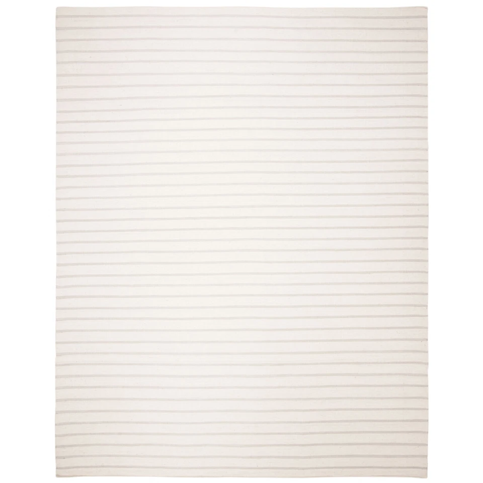 SAFAVIEH Dhurries Collection DHU313D Handwoven White Rug - Image 1 of 4