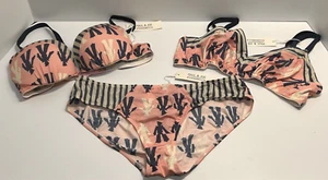 COSABELLA Jeanne PINK PUSH UP BRA, TRIANGLE BRA, BIKINI PANTY NWT MEDIUM 34 B - Picture 1 of 11