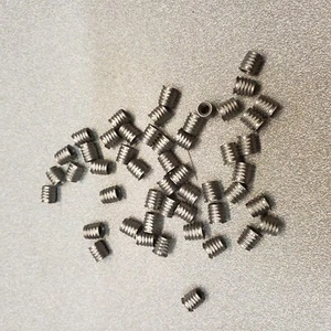 Edelstahl Sechskantform Einpresseinsätze 6-32 Gewinde 3/16" Bohrung D 0,230" Länge - Bild 1 von 5