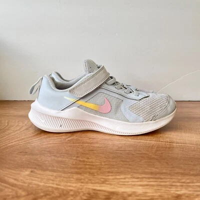 Nike Downshifter 11 Gray Running Sneakers CZ3958-001 Youth Size 1Y - Image 1 of 4