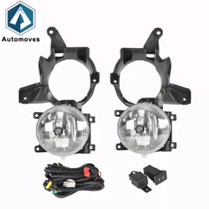 For Toyota RAV4 2013-2015 Clear Bumper Lamps Driving Fog Lights+Switch Pair - Picture 1 of 8