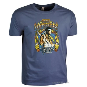 Camiseta Jimi Hendrix Festival Rockshirt Retro Años 70 Estilo Diseñador *2096 Denim - Imagen 1 de 2