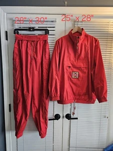 Vintage Escada Sport Tracksuit Ski Suit Lined Pullover Jacket Jogger Pants Set M - Picture 1 of 10