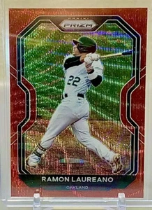 Panini Prizm Ramon Laureano Red Wave Prizm Oakland Athletics 2021 #59/99 #88 - Imagen 1 de 3