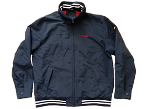 Giacca da yacht frangivento Tommy Hilfiger Regatta blu navy con cerniera intera XXL - Foto 1 di 9