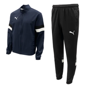 Puma Team Rise gewebter Trainingsanzug 93224502 Trainingsanzug ASIA Passform marineblau/schwarz - Bild 1 von 4