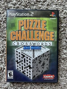 Puzzle Challenge: Crosswords & More PS2 Game - Complete, Good Condition - Picture 1 of 3