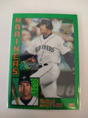 2019 Topps Edgar Martinez,Super Rare Green #32/99 - Image 1 of 3