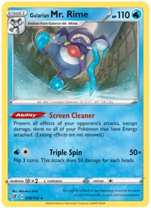 x4 Galarian Mr. Rime - 038/192 - Rare Pokemon SS02 Rebel Clash M/NM - Picture 1 of 1
