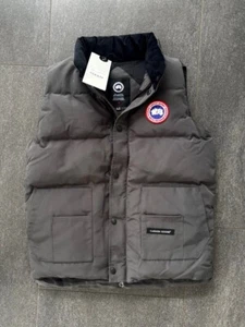 Canada Goose Herren Daunenweste Gr. M Grau Anthrazit Jacke Daunenjacke L Daunen - Bild 1 von 5