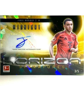 JAMAL MUSIALA #/5 AUTO 2024-25 Topps MIDNIGHT BUNDESLIGA BAYERN MÜNCHEN - Picture 1 of 1