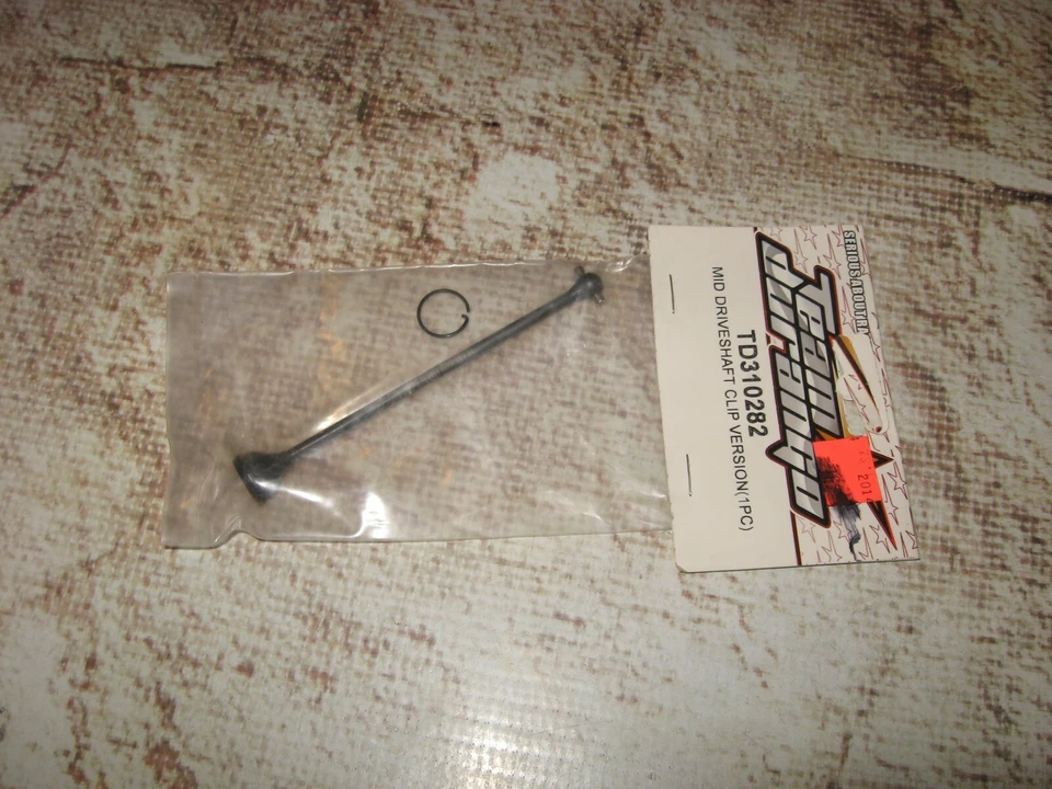 Vintage RC Durango Mid Drive Shaft Steel Black (1) TD310282 310282 - Image 1 of 1