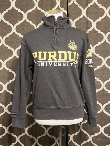 Vintage Purdue Boilermakers 1/4 zip Sweatshirt Jansport NCAA Size Small Cover